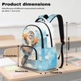 thumbnail image 6 of Uorisanigo Cute Otter Print Kids Backpack Set with Water Bottle Bag and Lunch Box, Breathable Rucksack with Pencil Pouch, Lightweight 17 Inch Bookbag for Middle School and Camping, 6 of 7