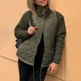 thumbnail image 2 of HAJWOH Womens Puffer Jacket Lightweight Knit Patchwork Zip Up Long Sleeve Quilted Jackets Warm Winter Outerwear 2026, 2 of 7