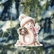 thumbnail image 1 of Snowman Letter Christmas Tree Holiday Decoration Pendant, Festive Ornament for Xmas Decor, Home Holiday Party Gift, Merry Snowman Hanging Decor, 1 of 5