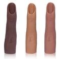 thumbnail image 5 of dianhelloya Silicone Practice Fingers Nails Realistic Easy to Clean Nail Art Training Hand Bendable Fake Finger Model E, 5 of 8