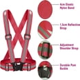 thumbnail image 5 of GASTROPOD Vest Reflective Running Gear Adjustable Shoulder Straps Reflective Vest Elastic Waistband Safety Vest 10x20x4cm,Red, 5 of 7