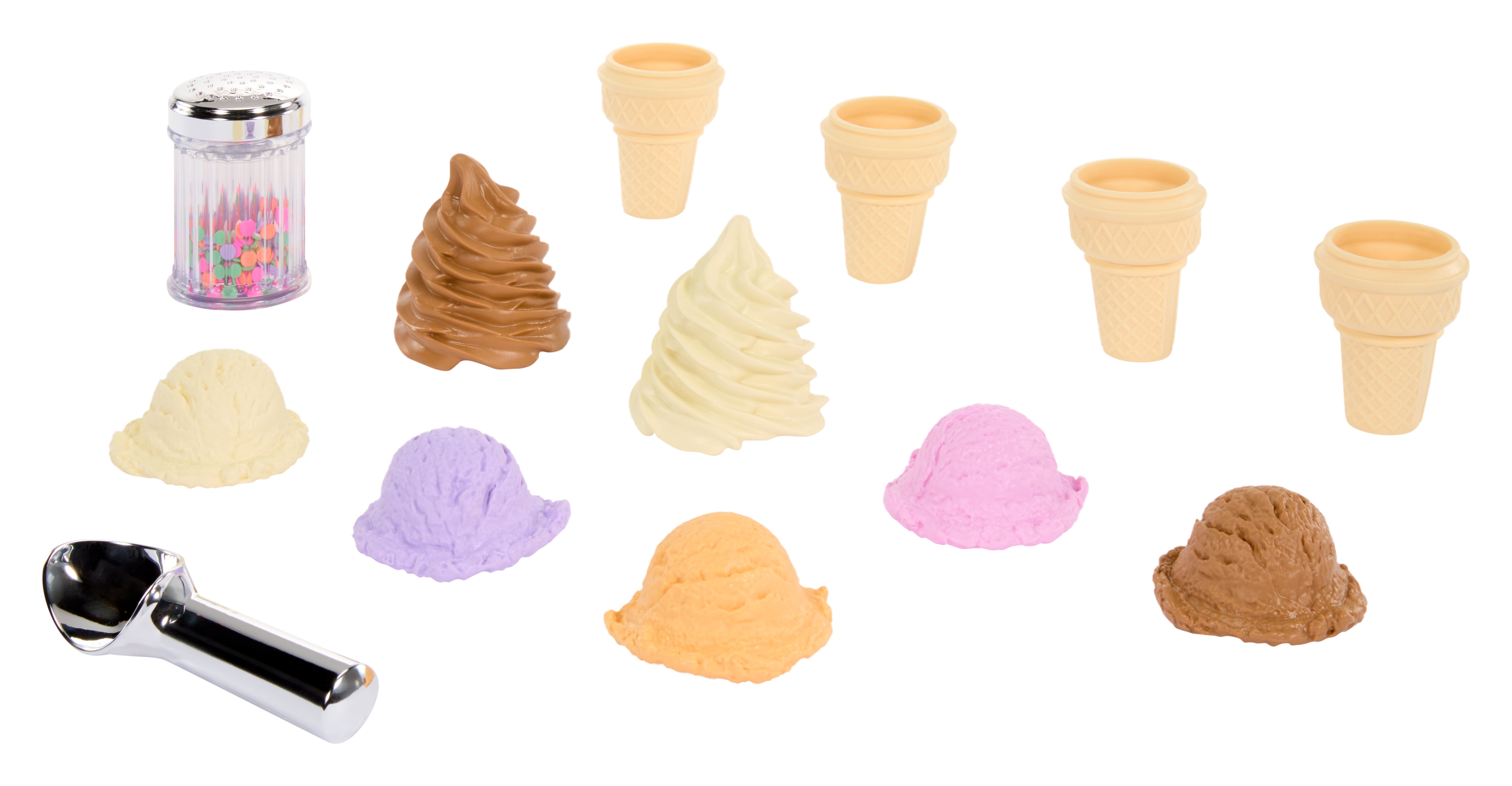 Little Tikes Sweet Spaces Ice Cream Scoot ‘n Serve Ride-On with Accessories
