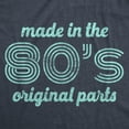 thumbnail image 2 of Mens Made In The 80s Original Parts T Shirt Funny Age Birthday Decade Graphic Tee Graphic Tees, 2 of 9
