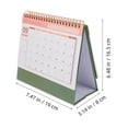 thumbnail image 2 of Pawsdot Green Standing Desk Calendar 2024-2025 with Monthly Date Display for Office, 2 of 8