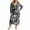 Multicolor, variant on Lopecy-Sta Dresses for Women Plus Size Floral Print Crew Neck Long Sleeve Loose Fit Midi Length Shift Dress Loungewear Nightgown for Sleepwear Daily Indoor Wear