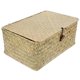 thumbnail image 1 of Wicker Basket Storage with Lid Ideal for Bedroom Sundries Storage Made of Material 1Set, 1 of 5
