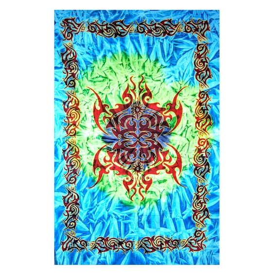 Oma Fiery Dragon Celtic Dragon Tapestry Boho Hippy Wall Hanging Decor LARGE SIZE
