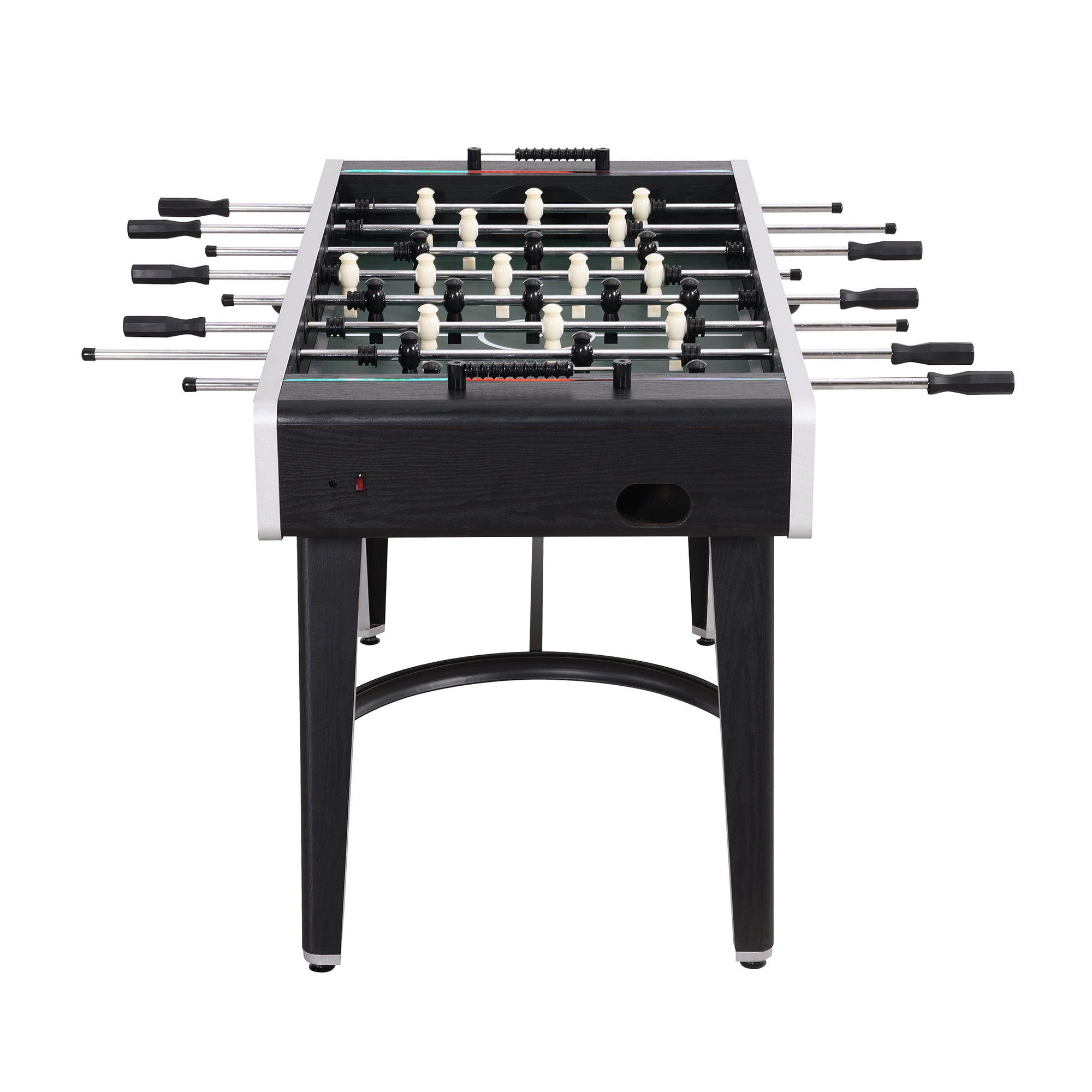 Picket House Furnishings Lacy Indoor Foosball with LED in Black (3A Packing)