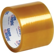 T90557 Clear 3 Inch x 110 yds. Tape Logic #57 Natural 1.7 Mil Rubber Tape CASE OF 24