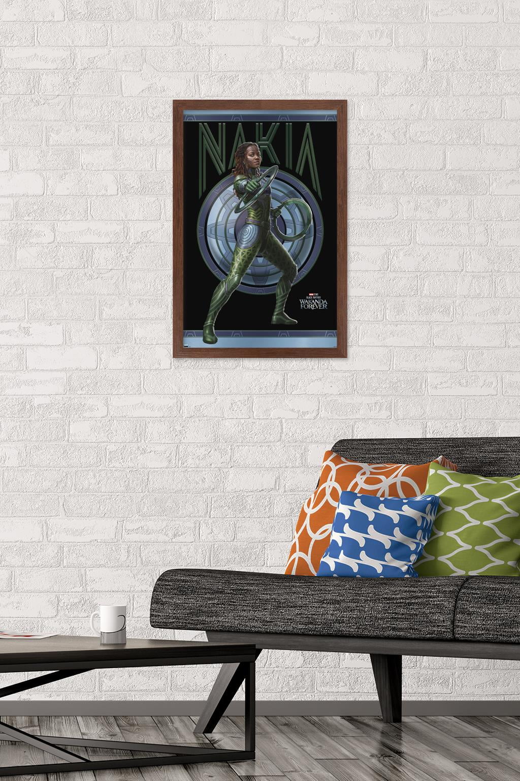 Marvel Black Panther: Wakanda Forever - Nakia Wall Poster, 14.725" x 22.375" Framed