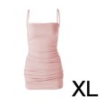 thumbnail image 1 of Vestido de verano sin mangas con cuello barco para mujer, vestido ajustado para club nocturno, rosa, xL Monstrate AP1098-28B, 1 of 7