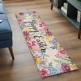 thumbnail image 4 of Easter Kitchen Runner Rug 2x6 Washable Runners for Hallway Non Slip Colorful Flowers Eggs Tulips Daisy Vintage Floral Large Area Rug Indoor Floor Carpet for Bathroom Laundry Entryway Bedroom, 4 of 8