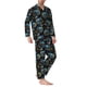 thumbnail image 2 of Balery Cool Off-Road Vehicle Pijama para Hombre de Dos Piezas con Manga Larga, Conjunto de Dormir y Descanso Suave con Bolsillos-Large, 2 of 7
