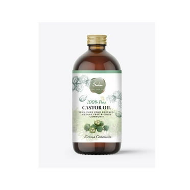 Castor oil 100% Pure All Natural Cold Pressed Hexane Free- 4 fl.oz