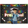 thumbnail image 4 of Fondo de graduación de preescolar, jardín de infantes, prejardín de infantes, felicitaciones, graduación, fondo escolar, decoración para fiesta de graduación, pancarta, estudio, fotomatón,, 4 of 5