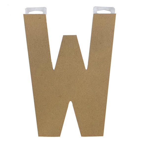 HAMPTON ART MDF 9" LETTER W
