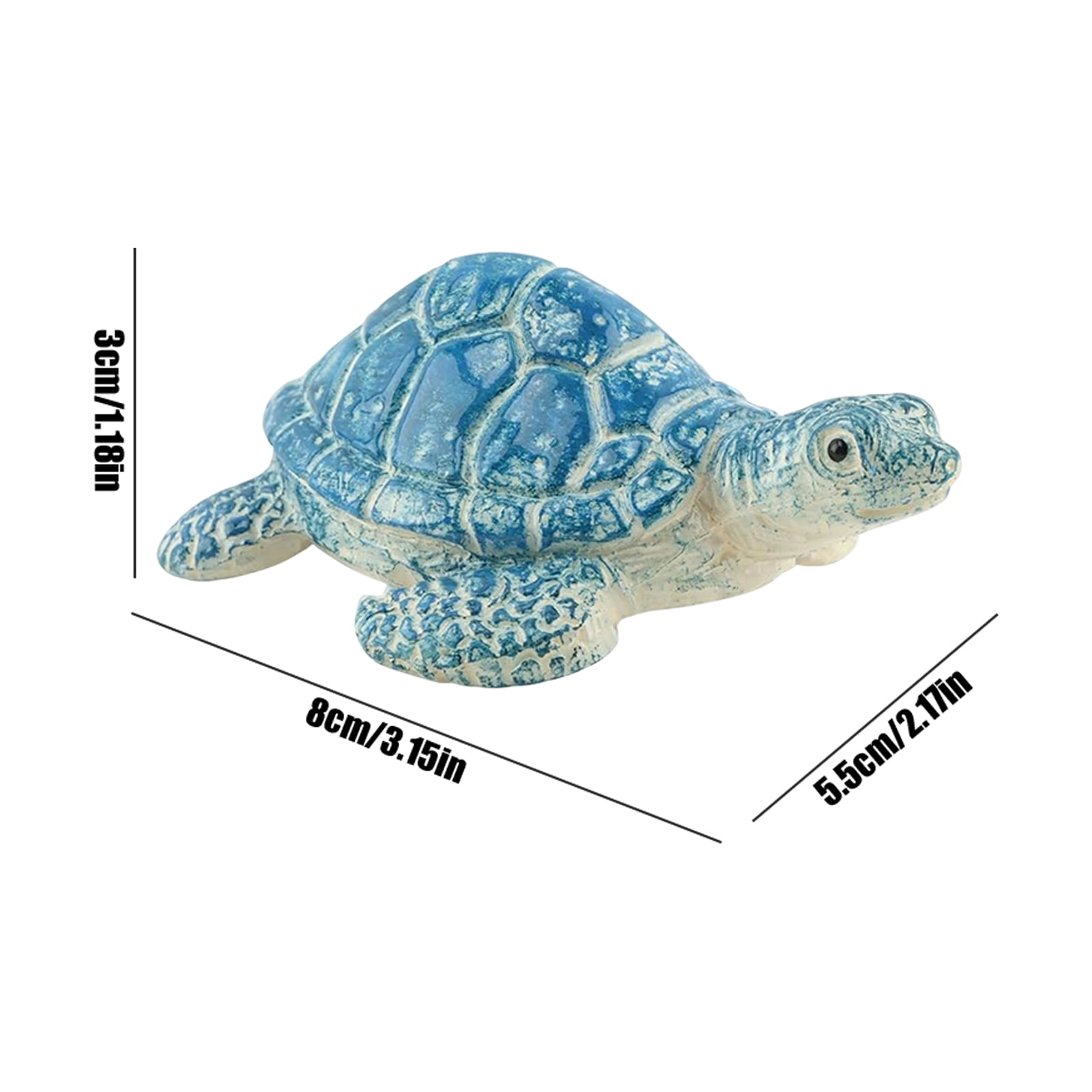 2-Pack Turtle Toilet Bolt Covers – Cute Sea Turtle Design, Resin, Fits Standard Bolts, For Beach Themed Bathrooms