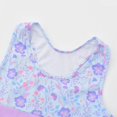 thumbnail image 3 of Traje de baño Unnice Tankini de dos piezas para niñas con pantalones cortos para niño, morado 6-7, 3 of 7