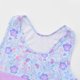 thumbnail image 3 of Traje de baño Unnice Tankini de dos piezas para niñas con pantalones cortos para niño, morado 6-7, 3 of 7