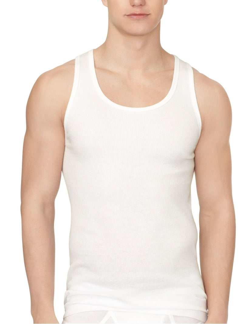 Calvin Klein Men's Cotton Classic Undershirts, 3-Pack Tank Top