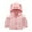 Pink, variant on Joau Toddler Boys Girls Fleece Hoodie Cute Bear Ear Warm Snowsuit Newborn Infant Fall Winter Zip Up Jacket Kids Coat Outerwear 6M-6T