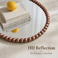 thumbnail image 2 of Antok 71"x28" Arched Full Length Mirror, Beaded Metal Frame Floor Mirror, Brown, 2 of 8