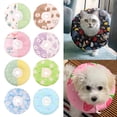 thumbnail image 4 of Cartoon Anti grasping Adjustable Antilicking Pet Collar Circle Anti-bite Medical Cover Neck Circle Pet sterilization soft ring STYLE 8, 4 of 8