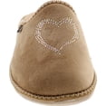 thumbnail image 4 of SC Home Collection Womens 12517 Plush Heart Cozy House Slippers Made in Europe, 4 of 4