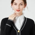 thumbnail image 2 of CAILDANL Fake Collar Detachable Dickey Collar Blouse Half Shirts Lace False Collars for Women Girls, 2 of 7