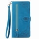 thumbnail image 1 of Flower Leather Phone Case With Zipper Lanyard Storage Bag &Flip Fashion Wallet For Samsung Galaxy Note 20 S20 S21 S22 Plus Ultra S20 S21 FE, 1 of 5