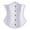 White, variant on Bodysuit Shapewear Seamless Short Torso For Everyday Wear Comfortable Firm Support,Color:Black