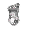 thumbnail image 4 of Yiaed Cats Group Print Women One Piece Swimsuits Tummy Control One Shoulder Bathing Suits Pattern Ruffle Swimwear-Small, 4 of 8