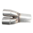 thumbnail image 2 of Colector de tubo de escape de acero inoxidable, entrada doble de 2 pulgadas, salida única de 2,5 pulgadas, 2 of 8