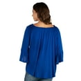 thumbnail image 2 of 24seven Comfort Apparel Bell Sleeve Loose Fit Maternity Tunic Top, 2 of 3