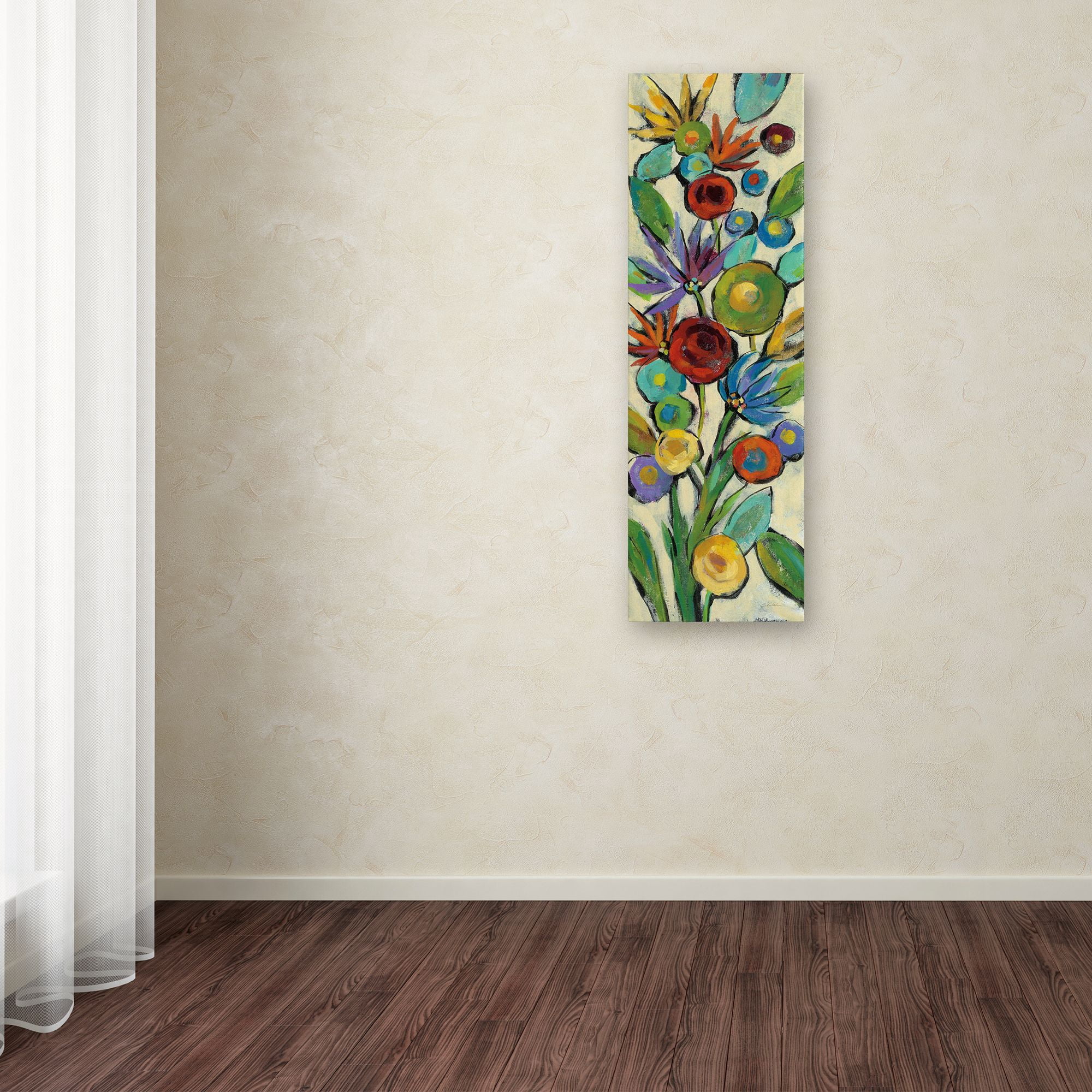 Trademark Fine Art 'Confetti Floral II' Canvas Art by Silvia Vassileva