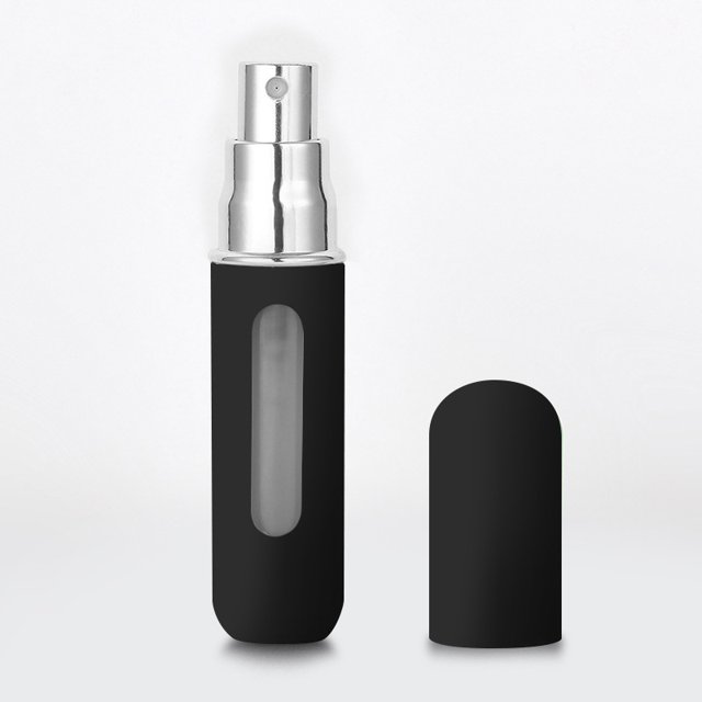 Botella de spray para cosméticos reciclable con llenado inferior de 5 ml, botella de muestra portátil, botella de pintura elástica para perfume