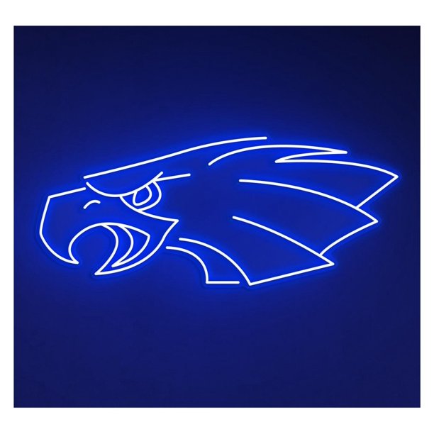 Letrero De Neón Con Cabeza Águila, Luz LED, Exhibición Aves Silvestres Para El Hogar, Sala Juegos, Dormitorio, Bar, Estar, Fiesta Cumpleaños 48cm