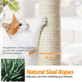 thumbnail image 6 of Alden Design 79"H Multilevel Large Cat Tree Condo Tower with Scratching Post, Dark Gray, 6 of 6