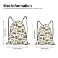 thumbnail image 2 of Fuzoiu Funny Excavator Print Drawstring Backpack for Gym, Travel, Yoga,Sports Sackpack String Bag for Women Men-Medium, 2 of 6