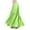 Green, variant on Women's Satin Full Circle Maxi Skirt, Elastic Waist Flowy Dance Skirt for Belly Dance and Performance