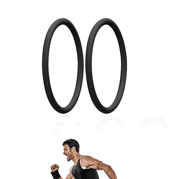 2pcs Patellar Tendon Support Straps, Silicone Patella Bands Fixed Leg Elastic Stabilizer Knee Brace Accessories for Basketball Running Sports Soccer Hiking Jumpers Volleyball (Black   Gray)