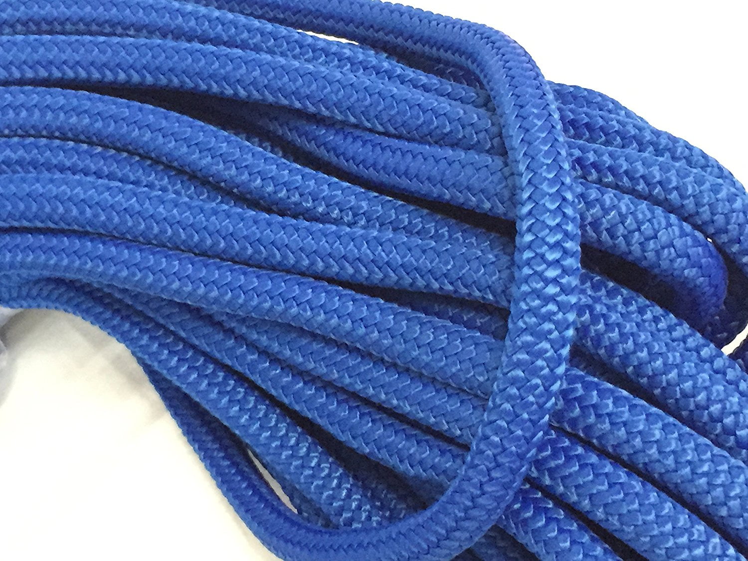 1 2 Double Braided Nylon Rope Blue 100 Ft Walmart