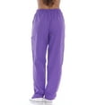 thumbnail image 3 of Dreamcrest Ultra Soft Women's Scrub Pants / Medical Scrubs / Nursing Uniforms (New Purple, Large), 3 of 3