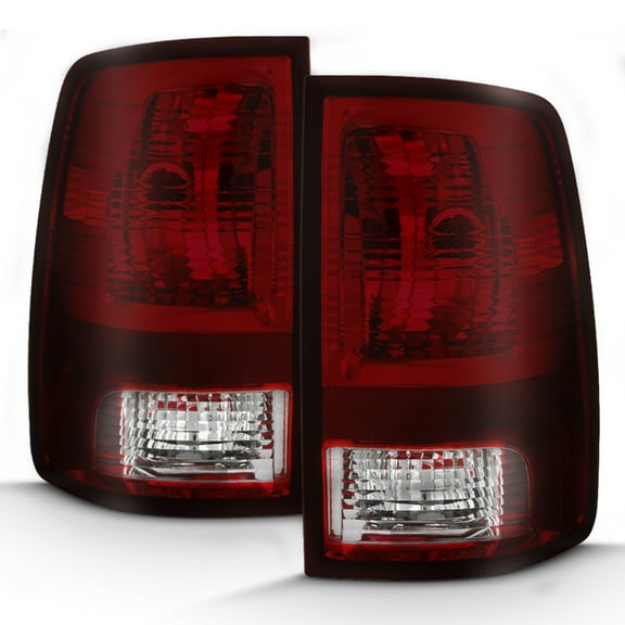 Red Smoke 2009-2018 Dodge Ram 1500 10-18 Ram 2500 3500 Tail Lights Brake Lamps