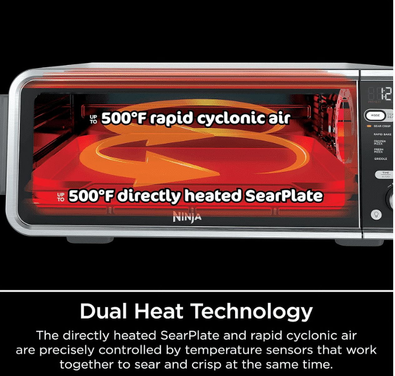 Ninja SP301 Dual Heat Air Fry Countertop 13-in-1 Oven with Extended Height