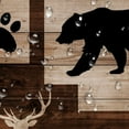 thumbnail image 5 of Rustic Cabin Shower Curtain for Bathroom,Bear Deer Forest Wildlife Country Lodge Bath Curtains,Hunting Camping Animal Waterproof Fabric Bathroom Accessories Set with Hooks-36"W x 72"L (Pack of 1), 5 of 7