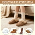 thumbnail image 3 of FREE YOKA Cozy Thermal Socks for Women Merino Wool Crew Boots Socks Perfect Christmas Stocking Stuffers Gifts for Mom， 3-Pair, 3 of 9