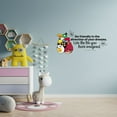 thumbnail image 2 of Go Friendly Angry Bird Life Quote Cartoon Quotes Decors Wall Sticker Art Design Decal for Girls Boys Kids Room Bedroom Nursery Kindergarten Home Decor Stickers Wall Art Vinyl Decoration (20x40 inch), 2 of 2