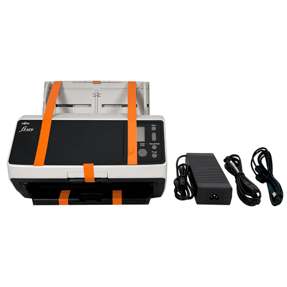 Pre-Owned Fujitsu Fi-8170 ADF Desktop Duplex LAN Document Scanner w/Bundle