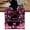 Black Rosey, variant on Happy Birthday Table Runner, Gifts Golden Black Balloons Goblet Glitter Ribbons Cotton Linen Table Runners 36 Inches Long, Dresser Scarf Runner for Nightstand/End Tables/Round Tables 13''x36''